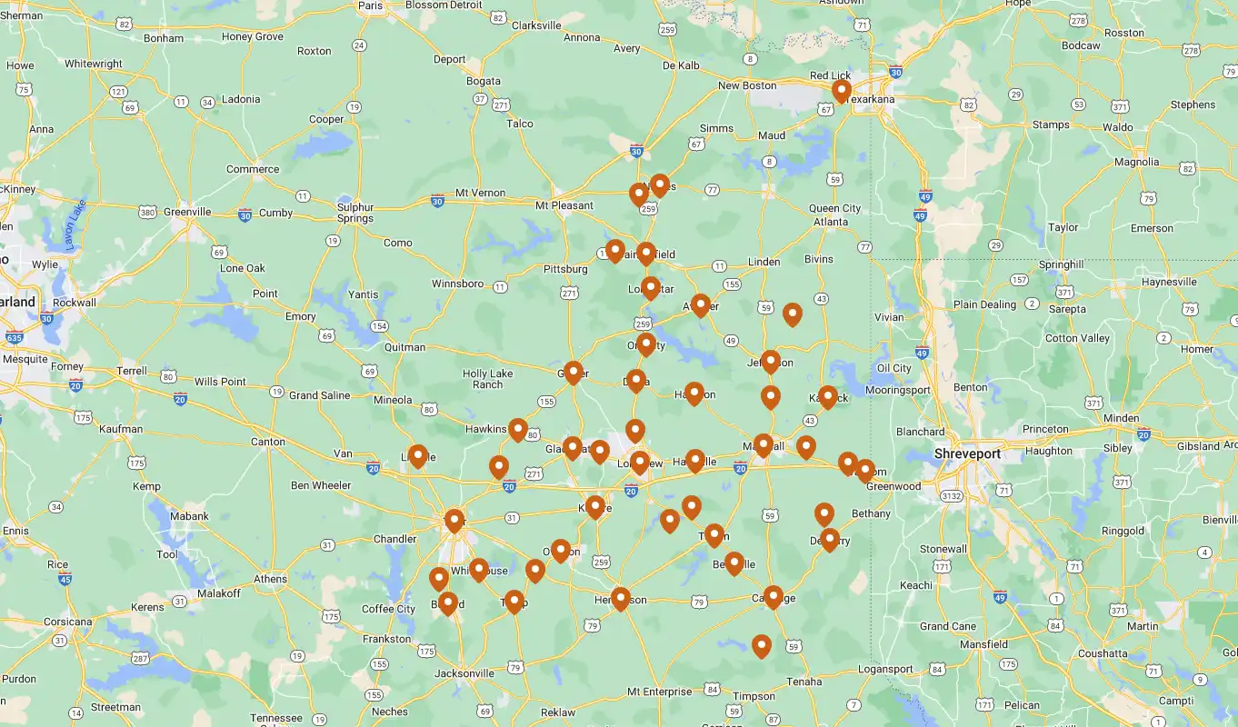 Service Area 1 Map | Alco Air