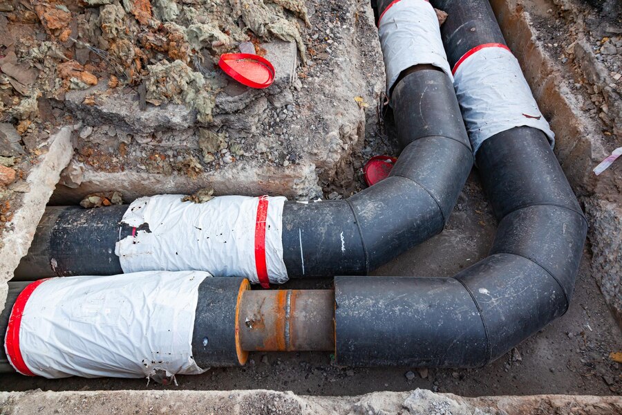 sewer line