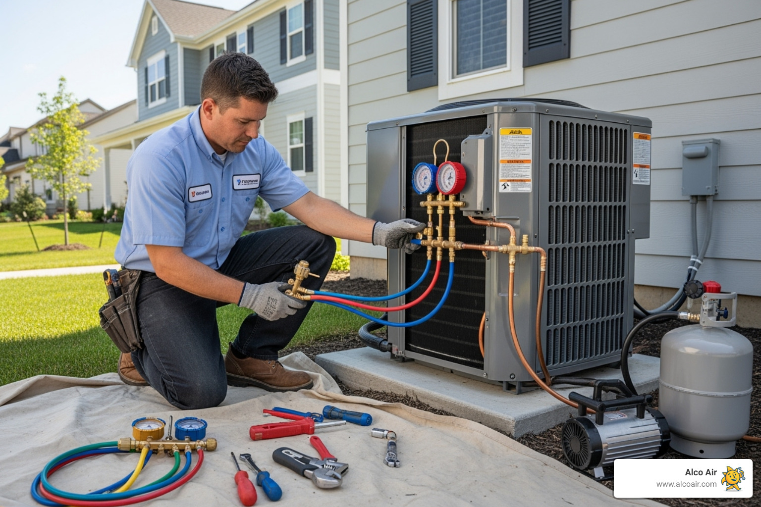 central air conditioner installer