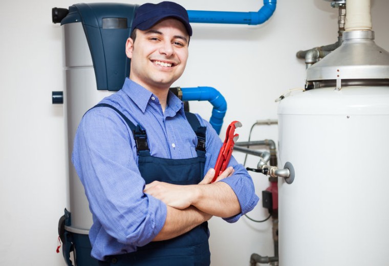 Alco Air Service Technician working. 